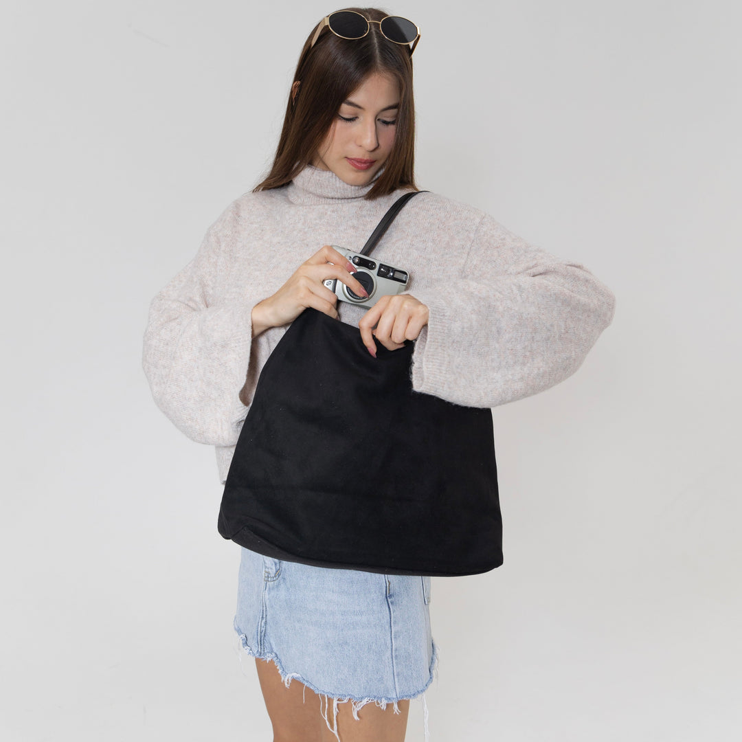 Women’s Eco-Friendly Fabric Hobo Shoulder Bag – Minimalist Everyday Style