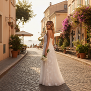 Women’s Floral Jacquard Spaghetti Strap Maxi Dress Corset Back Elegant Evening Gown