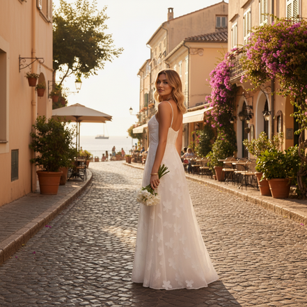 Women’s Floral Jacquard Spaghetti Strap Maxi Dress Corset Back Elegant Evening Gown