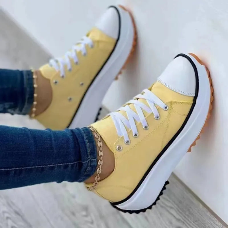 Women's Orthopedic Sneakers – Arch Support Summer Platform Canvas