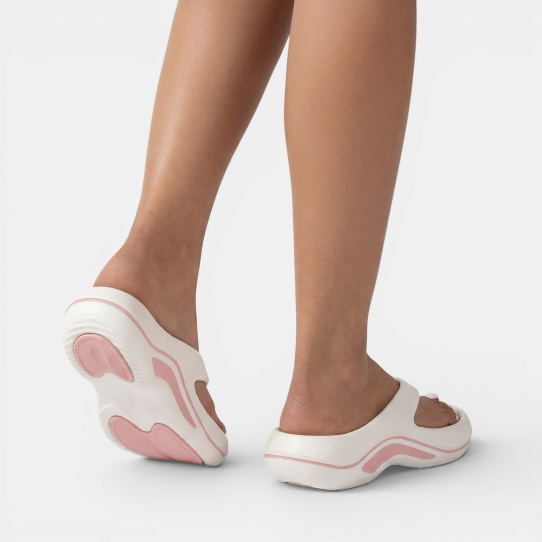 Women's Chunky Platform Flip-Flops with Cushioned Wave Sole 2