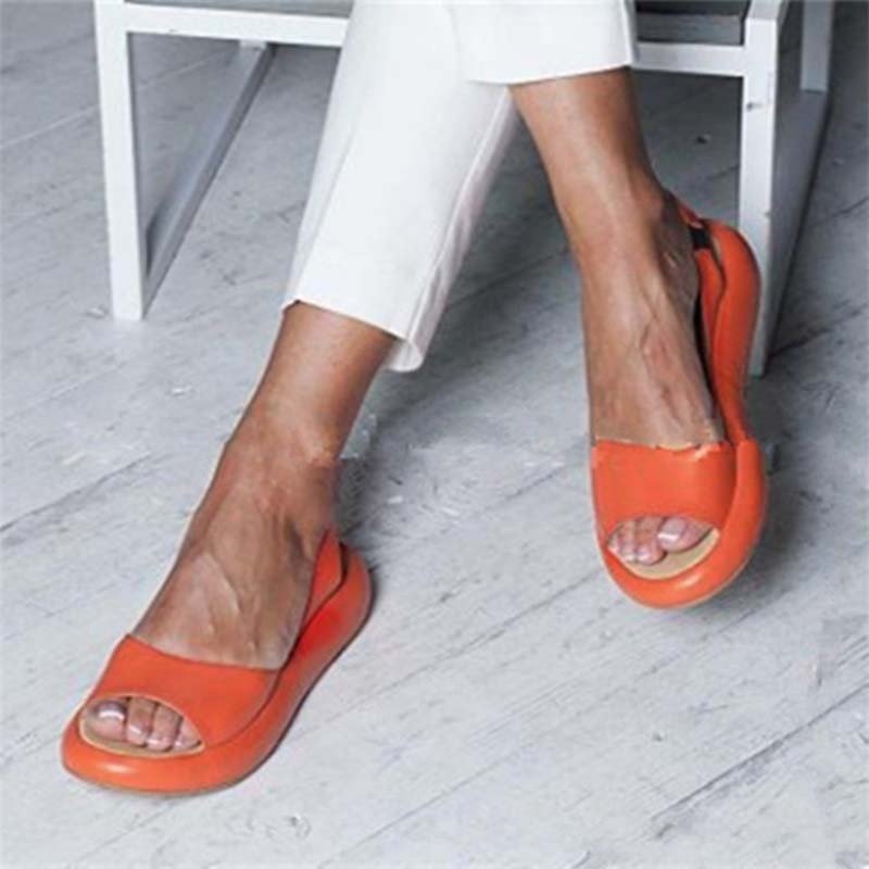 Women's Elegant Summer Sandals – Soft Microfiber Upper with Elastic Band 2